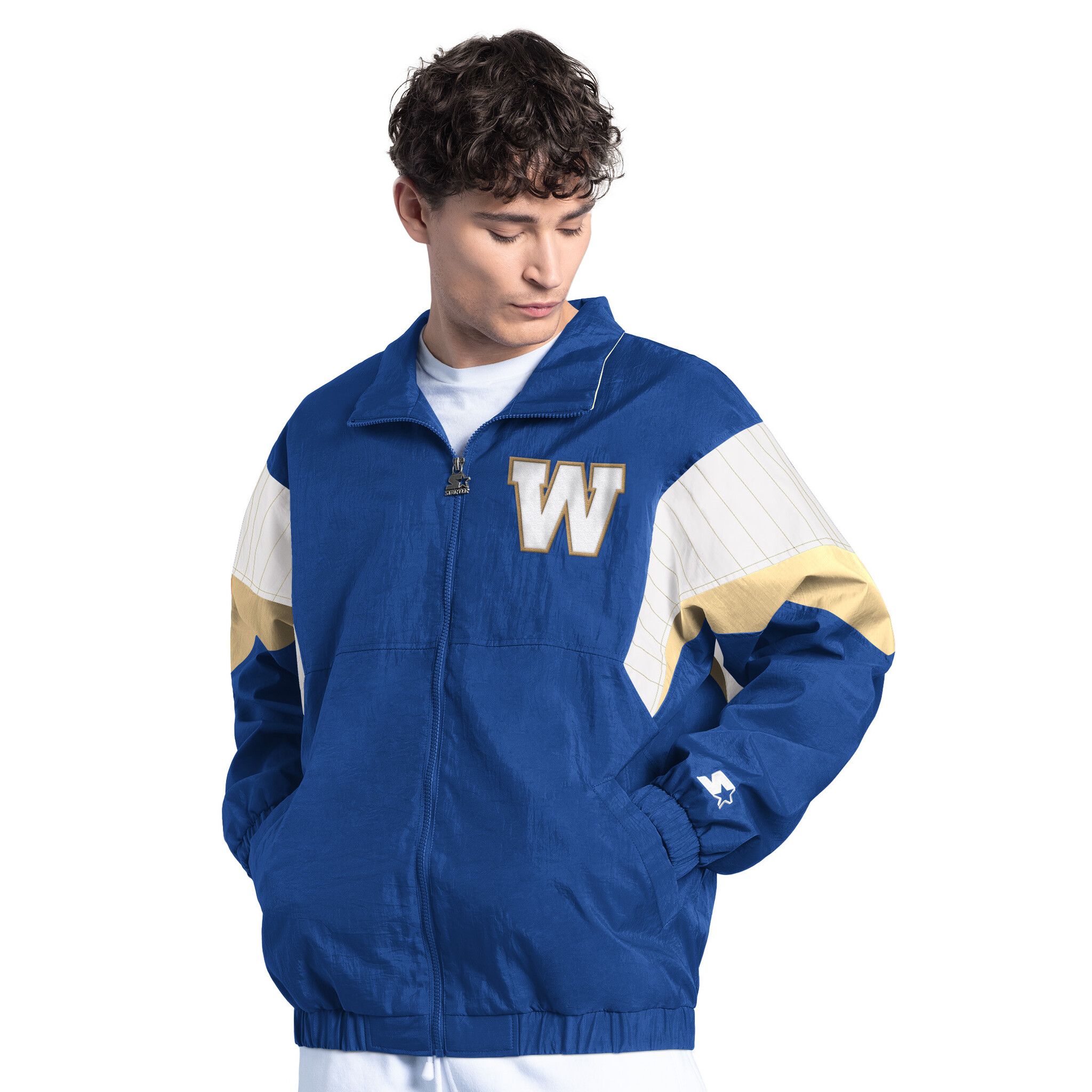 Starter Men's Yard Line Full-zip Jacket - The Bomber Store Starter Men's Yard Line Full-zip Jacket - The Bomber Store