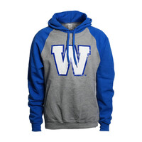 Primary W Two Tone Grey/Royal Hoodie