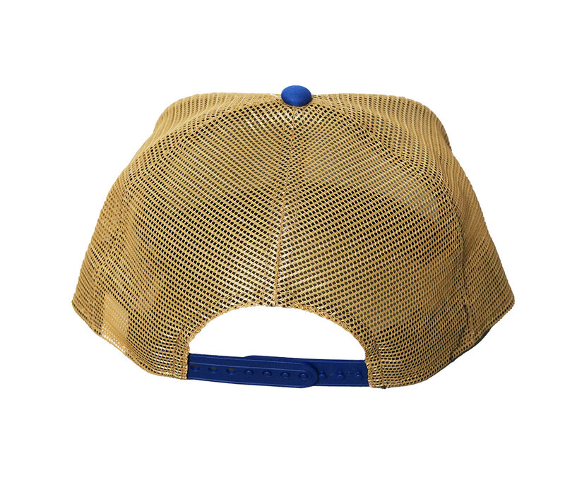 NE 950 Retro Script White/Royal/Gold Adj. Cap