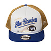 New Era NE 950 Retro Script White/Royal/Gold Adj. Cap