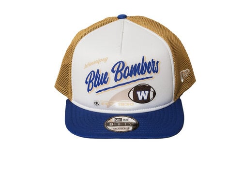 New Era NE 950 Retro Script White/Royal/Gold Adj. Cap