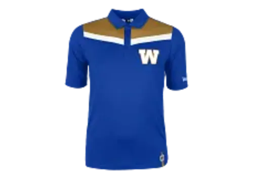 New Era NE SL Roy Royal/Gold Shoulder Polo