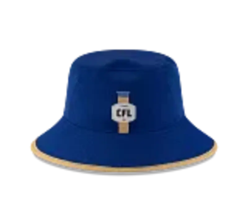 NE SL Royal/Gold Trim Bucket Hat