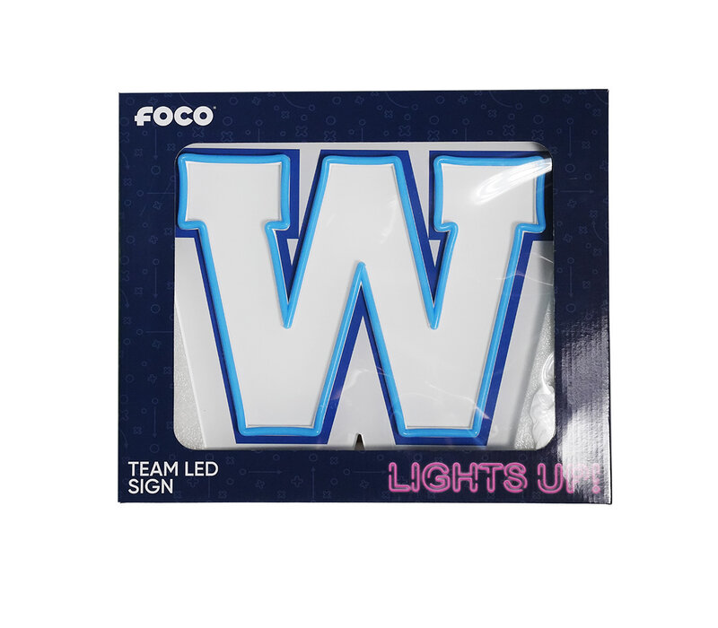 W Logo Neon Light Up Sign