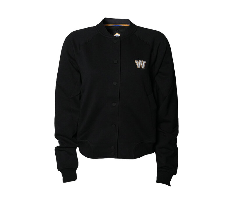 Mondetta Women's Black Bomber Jacket