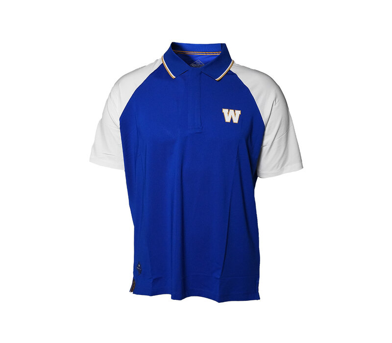 Mondetta Men's Active Royal/White Polo