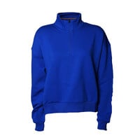 Mondetta Women's Royal Cropped 1/4 Zip