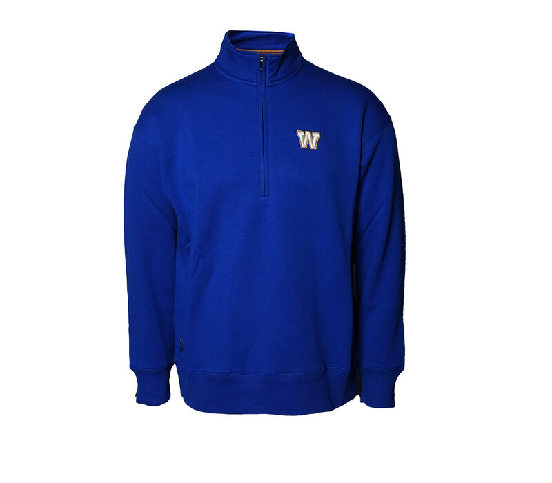 Mondetta  Womens Royal Oversized 1/4 Zip