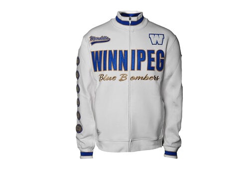 Mondetta Mondetta White Pitch Track Jacket