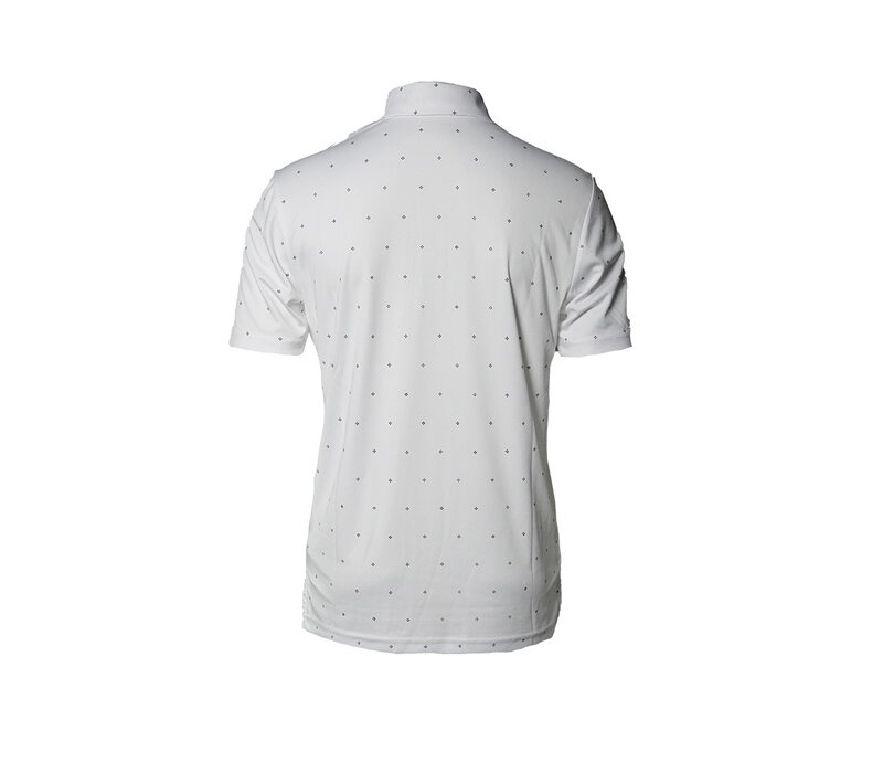 LW Men's Confetti White Polo