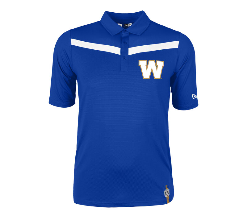 NE SL Classy Royal/White Accented Polo
