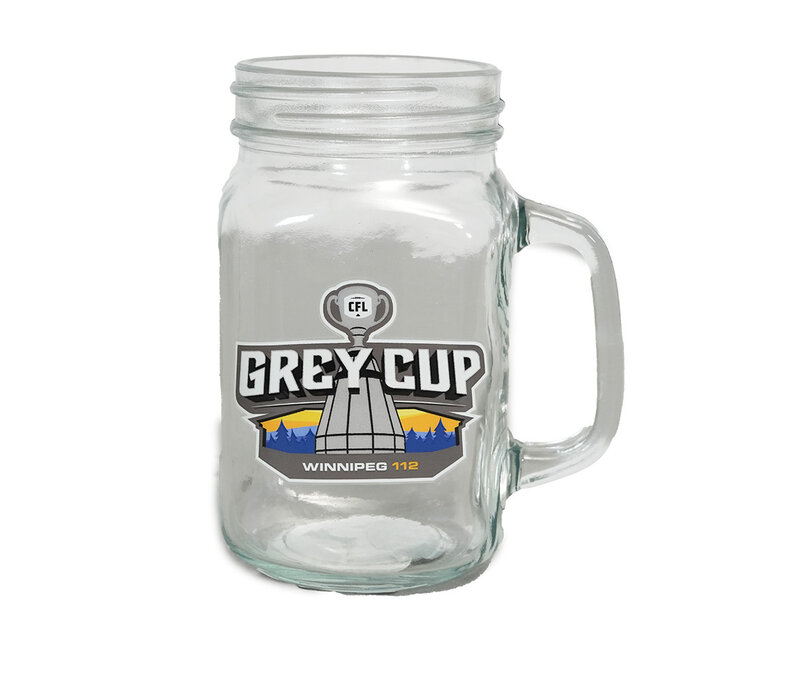 2025GC112 Logoed 16 oz Mason Jar