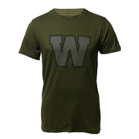 Bulletin Men's Military Green Tonal Tee