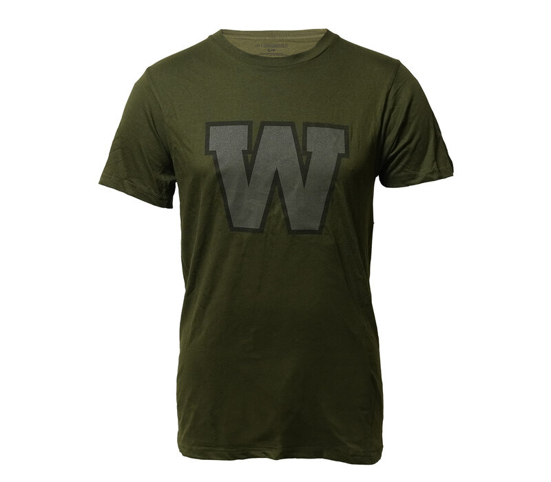 Bulletin Men's Military Green Tonal Tee