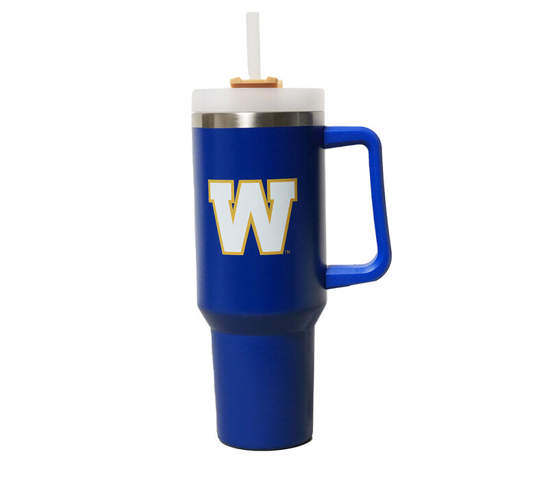 Large Tumbler With Straw