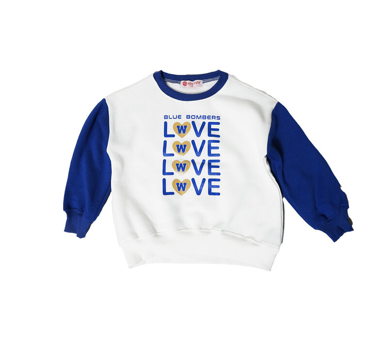 HayHay Youth Girls Heartfelt Crewneck