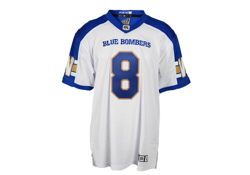 New Era Collaros #8 Customizable Men's Away Jersey