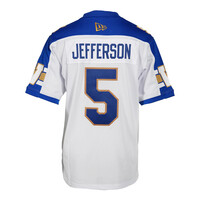 Jefferson #5 Customizable Men's Away Jersey