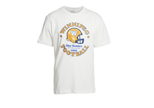 New Era Bulletin Youth Helmet WPG Football White Tee