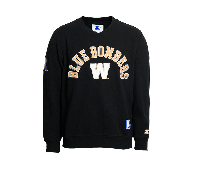 Starter Men's Blitz Black Crewneck