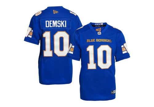 New Era White #12 Customizable Men's Home Jersey