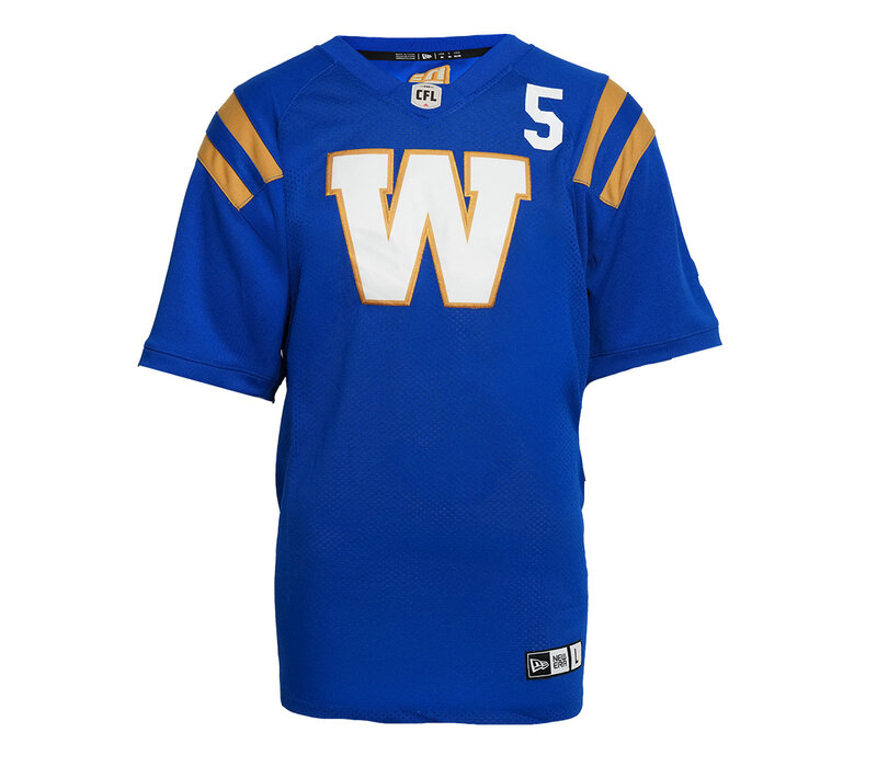 Jefferson #5 Customized Men's Logo Home Jersey