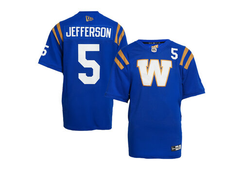 New Era Jefferson #5 Customized Men's Logo Home Jersey