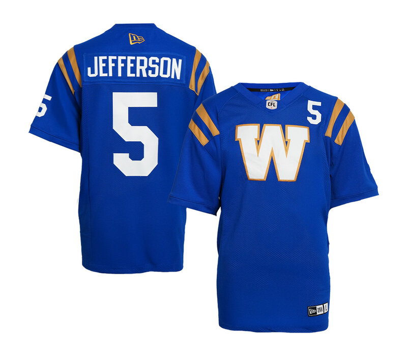 Jefferson #5 Customized Men's Logo Home Jersey