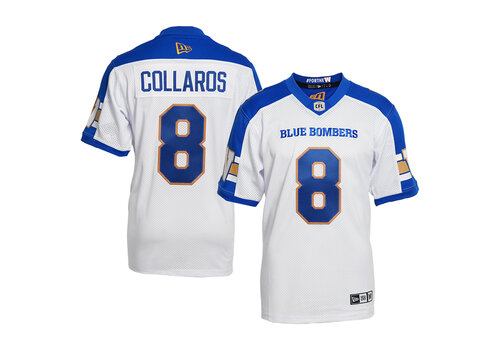 New Era Collaros #8 Customizable Men's Away Jersey