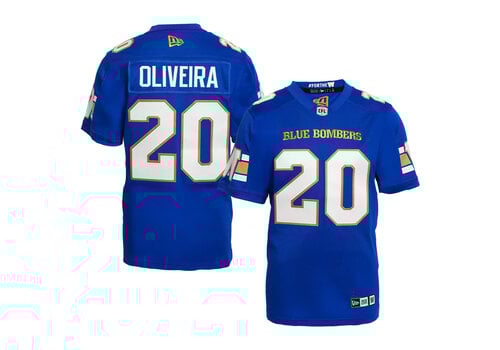 New Era Oliveira #20 Customizable Mens Home Jersey