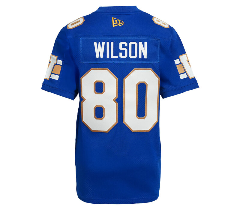 Wilson #80 Customized Men's Home Jersey