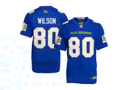 New Era Wilson #80 Customized Men's Home Jersey