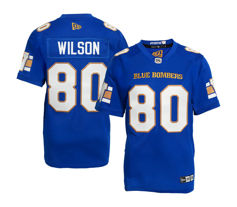 Wilson #80 Customized Men's Home Jersey