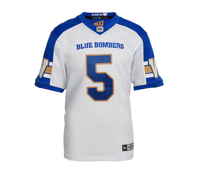 Jefferson #5 Customizable Men's Away Jersey