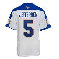 Jefferson #5 Customizable Men's Away Jersey