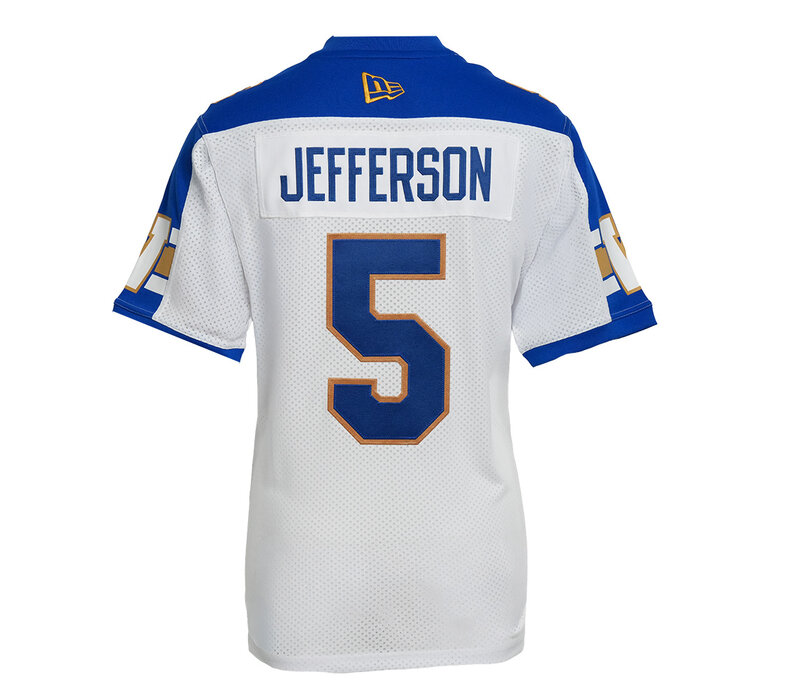 Jefferson #5 Customizable Men's Away Jersey