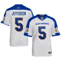 Jefferson #5 Customizable Men's Away Jersey