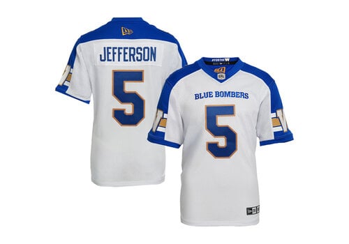 New Era Jefferson #5 Customizable Men's Away Jersey