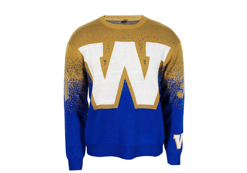 KDI Group Inc. WBB Royal and Gold Knit Sweater