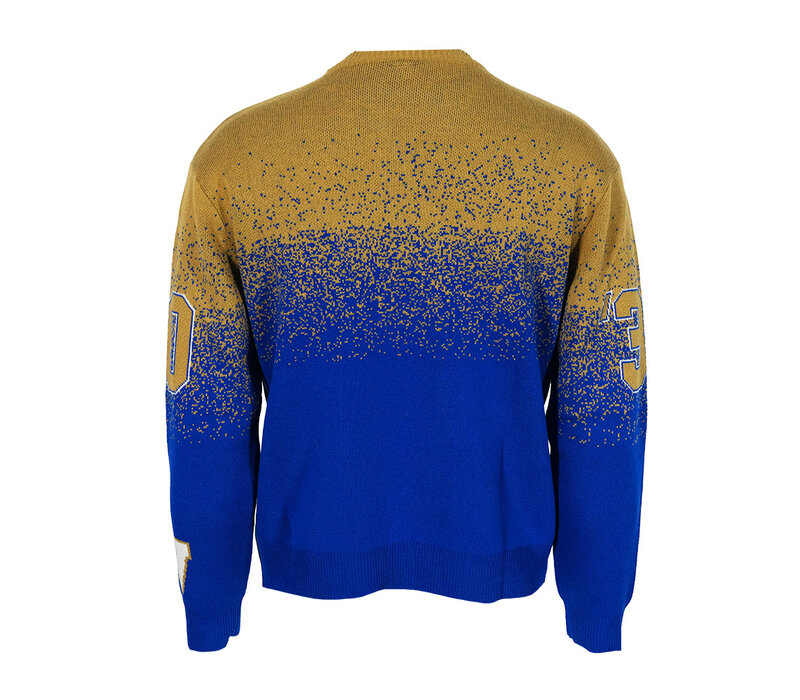 WBB Royal and Gold Knit Sweater