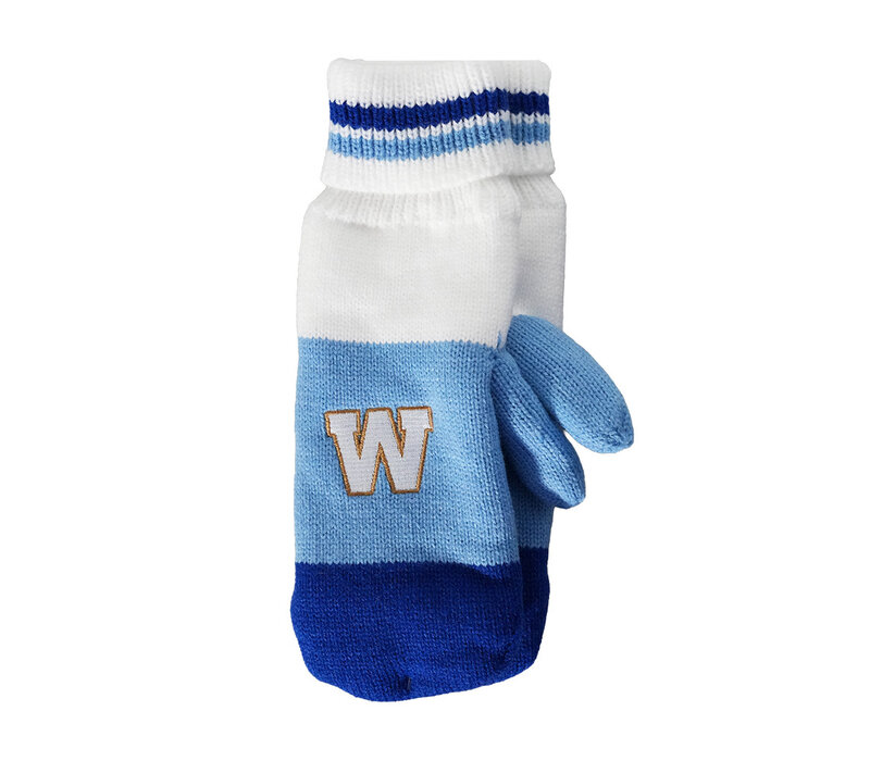 Ladies Colour Block Mittens