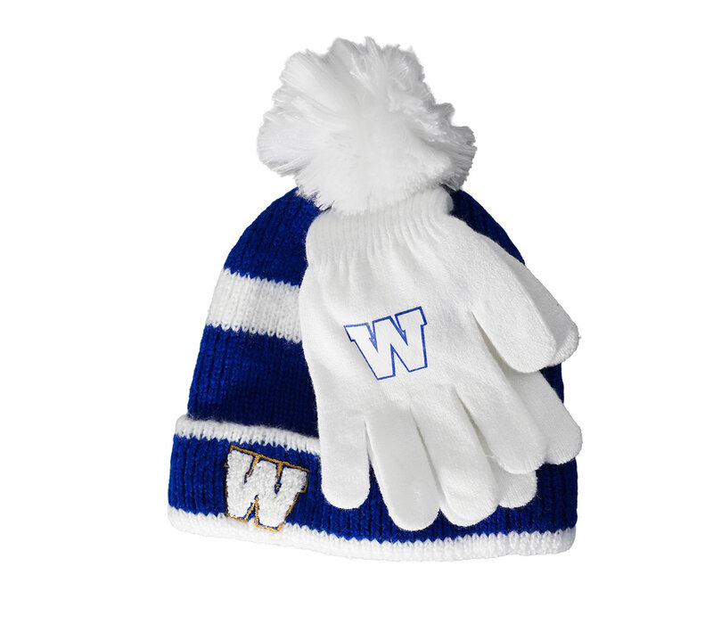 WBB Kids Patch Toque & Gloves Set