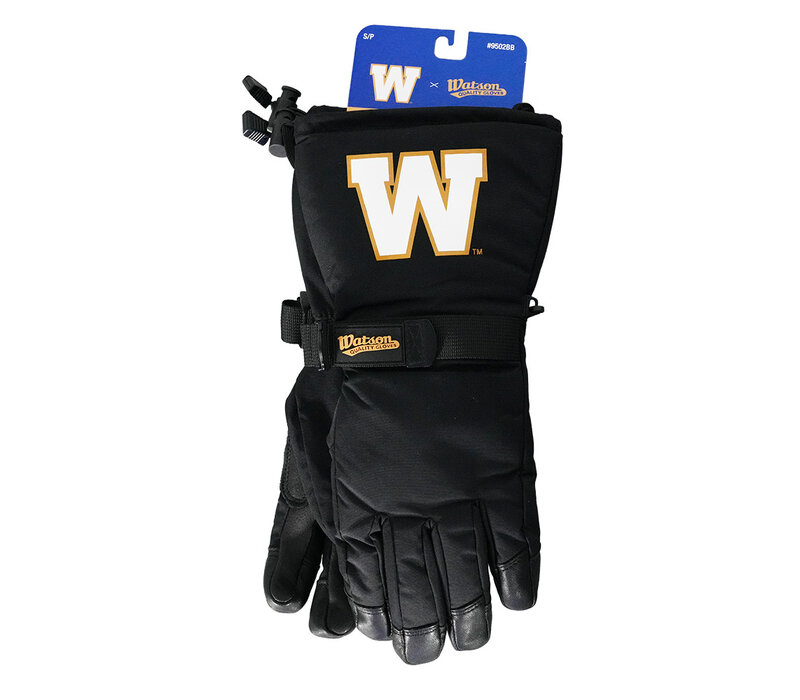 Watson Black North of 49 Long Cuff Gloves