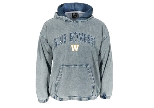 GIII 4Her 4Her Post Game Denim Hoodie