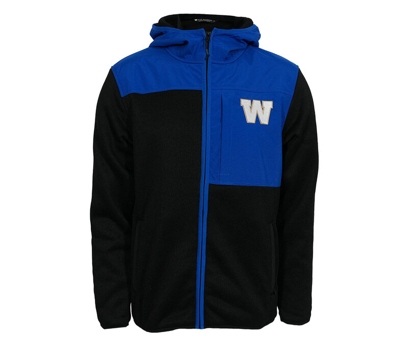 Girton Men's Sweater Knit Softshell Royal Jacket