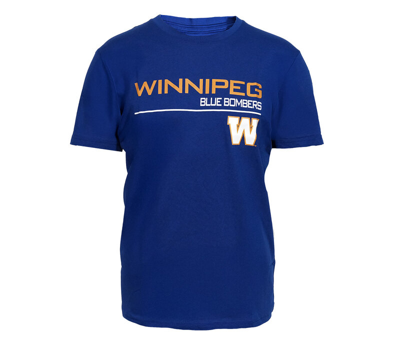 Bulletin Men's Underlined Royal Tee