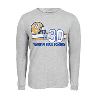 Bulletin Men's Helmet WPG BB Grey L/S Tee
