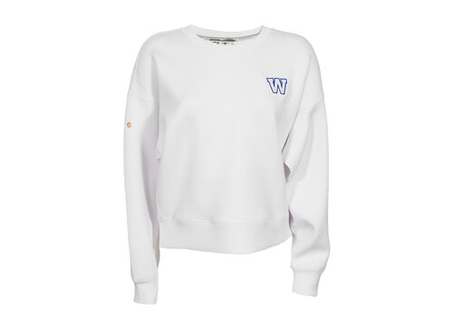 Levelwear LW Women's Sponge White Crew