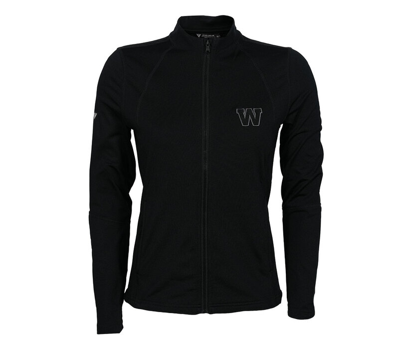 LW Women's Mesa Black Zip Up
