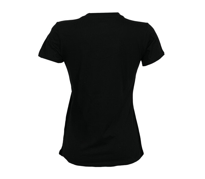 4Her Cheer Dance Black V-neck Tee